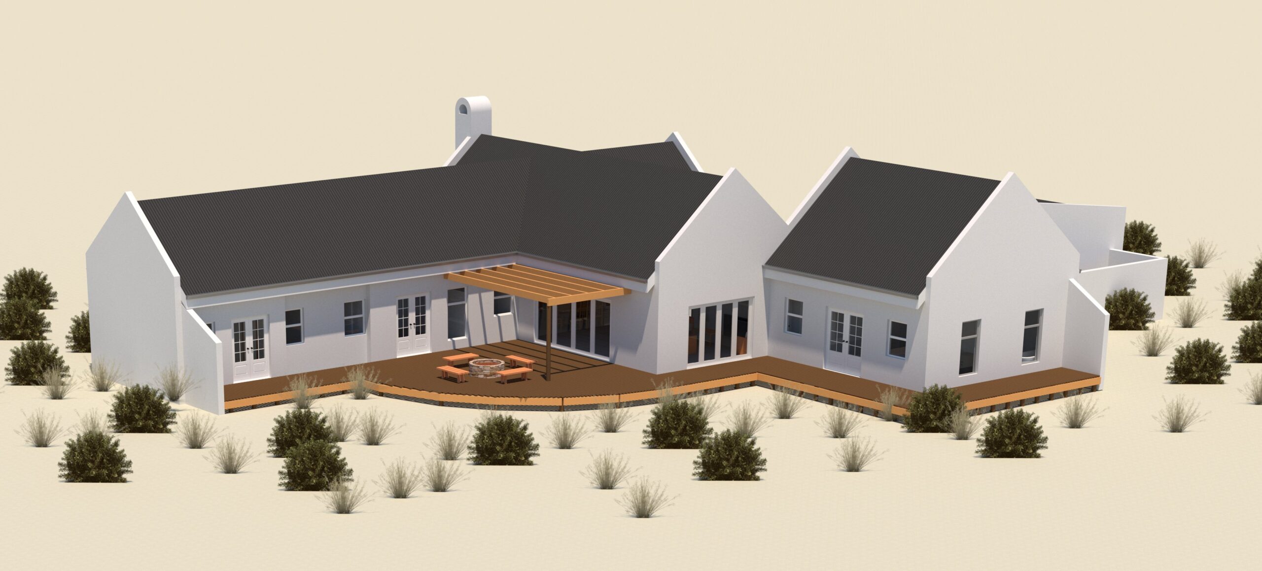 HAB Architecture rendered residence